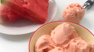 3-Ingredient Vegan Watermelon Ice Cream Recipe