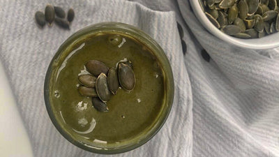 Pumpkin Seed Butter recipe high in plantbased protein