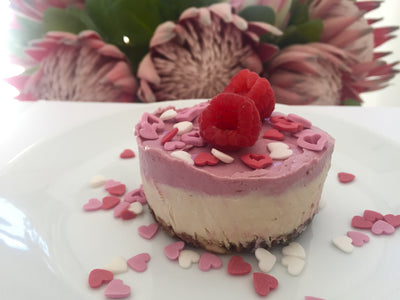 Valentine raspberry cheese cake that will steal hearts